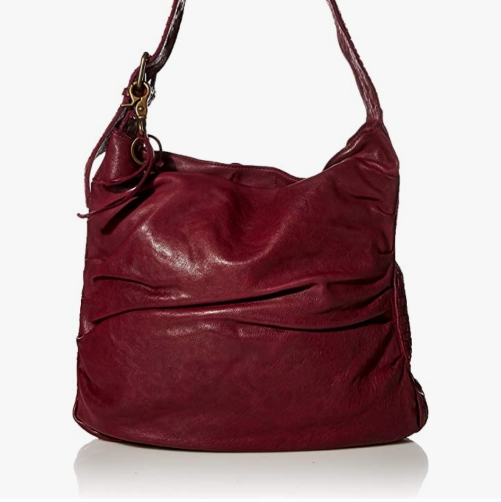 Frye and Co. Greta hobo bag in Berry